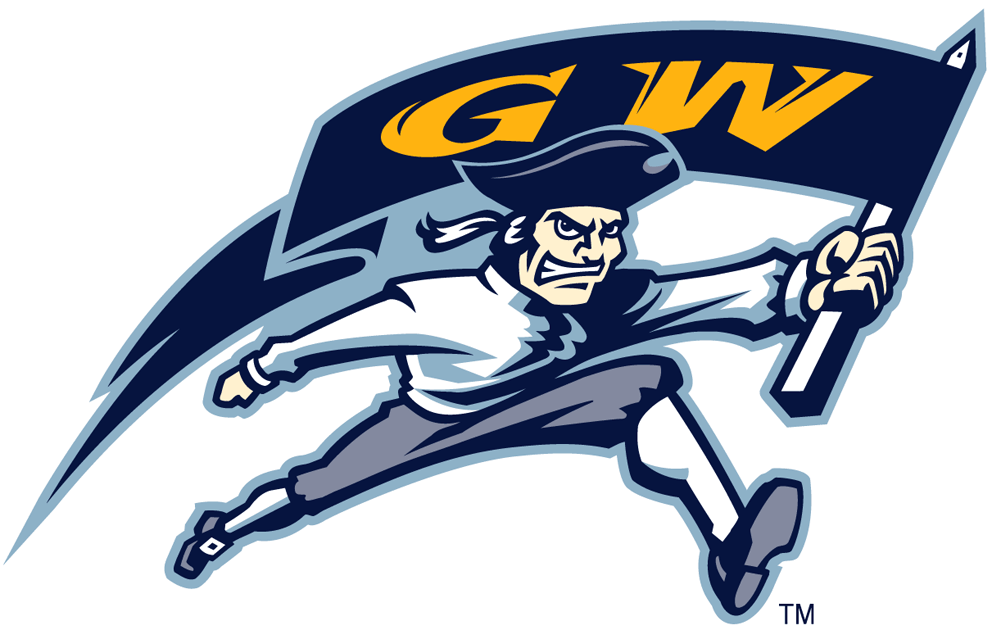 George Washington Colonials 1997-2008 Partial Logo iron on transfers for T-shirts